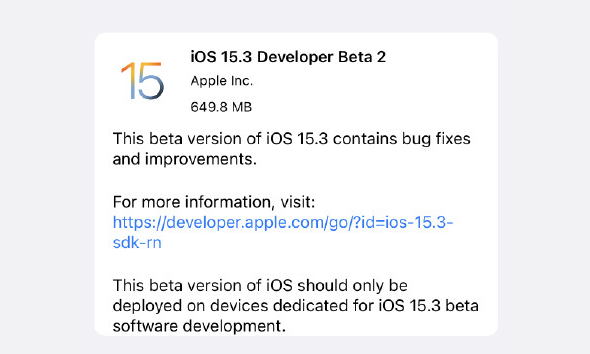 ios15.3 beta2怎么样  ios15.3 beta2耗电吗